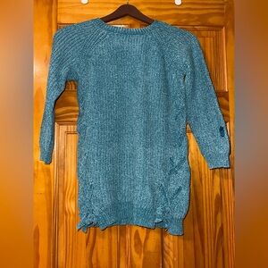 Tommy Bahama Teal Women's Cowl Neck Sweater, size 6